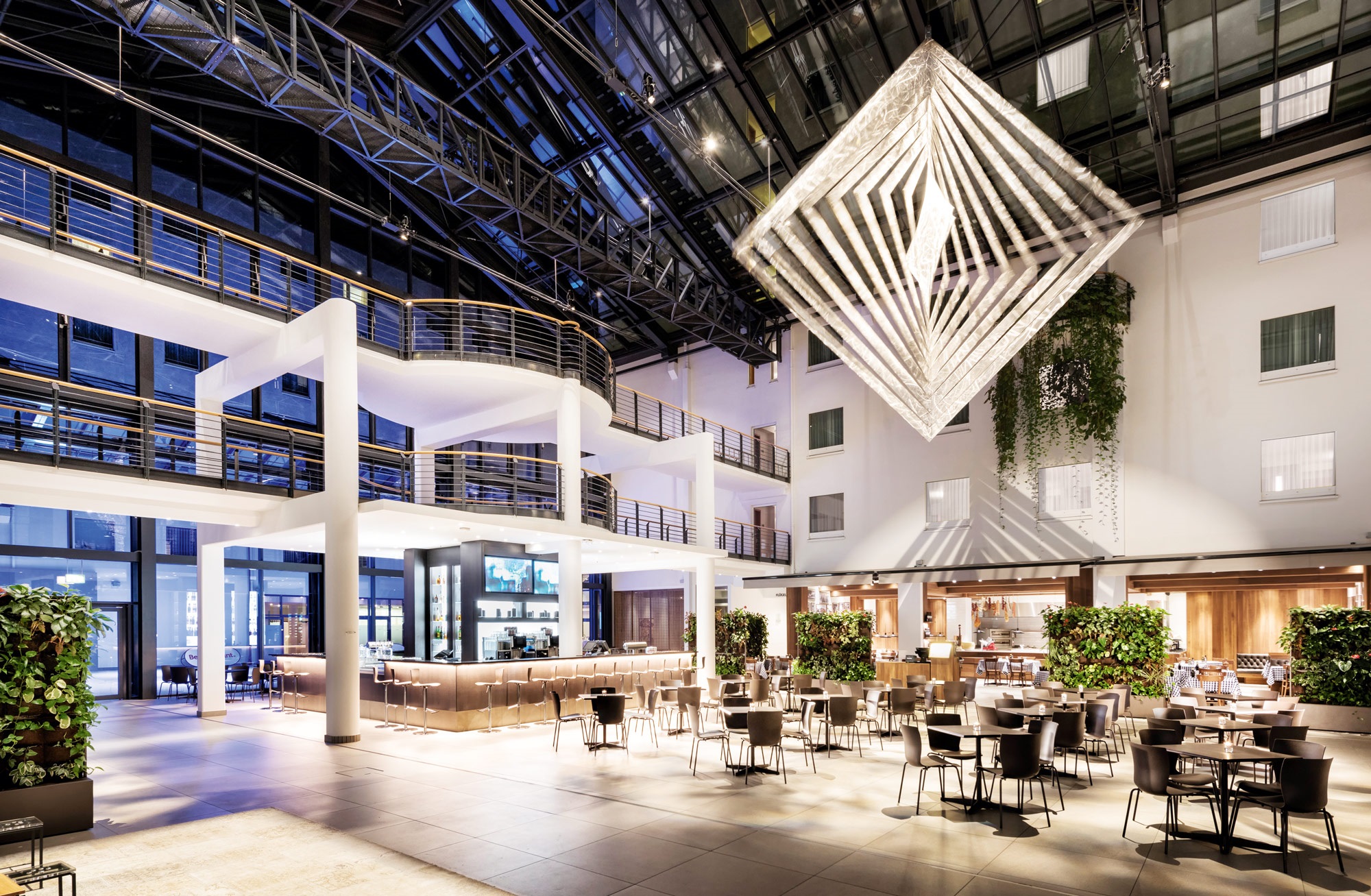 Image of the hotel's atrium